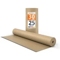 Boxolutions Packpapier Natürliches braunes Geschenkpapier 0,30 x 25m, 0,50 x 25m, 0,75m x 25m