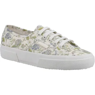 Superga 2750 Floral Print Cotton Women's Weiß/Floral Print Turnschuhe
