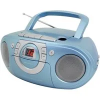 Soundmaster SCD5100WE tragbarer CD-Player Radiorecorder Kassettenrecorder AUX CD-Radiorecorder