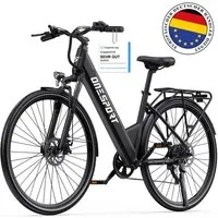 Onesport E-Bike Cityrad OT12 e bike für herren u.damen 468Wh 13AH 36V 250W 28 zoll, Kettenschaltung, Heckmotor, 468 Wh, E-Citybike mit 468Wh abnehmbarer Akku, 250W 36V