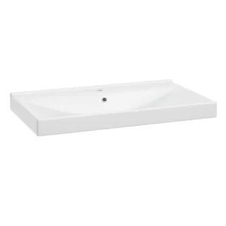 Neuesbad Keramik-Waschbecken VERSO 80 cm, weiss glänzend NB1DF10441