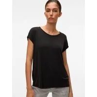 Vero Moda T-Shirt VMAVA PLAIN SS TOP JRS NOOS Materialmix, regular fit