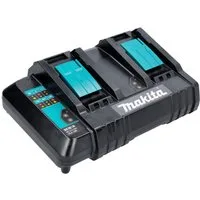 Makita DC 18 SH Doppel Ladegerät 2x 14,4 V 2x 18 V (36 V) LXT (199687-4) Schnelllade-Gerät