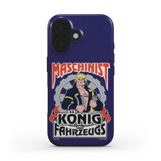 Handyhülle COVRZ | Maschinist | Tough Case | Dunkelblau | MagSafe®-fähig | iPhone 16 15 14 13 Plus Pro Max, Samsung Galaxy S25 S24 S23 S22 uvm. Nein iPhone 16