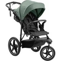 Hauck Dreirad-Kinderwagen Runner 3, Jungle Green, mit XXL-Lufträdern u. Handbremse, bis 22 kg belastbar