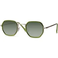 styleBREAKER Sonnenbrille Hexagonal Sonnenbrille Windsor-Ring (1-St)