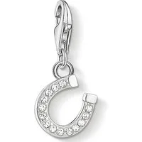 THOMAS SABO Charm-Einhänger Hufeisen, mit Zirkonia (synth)