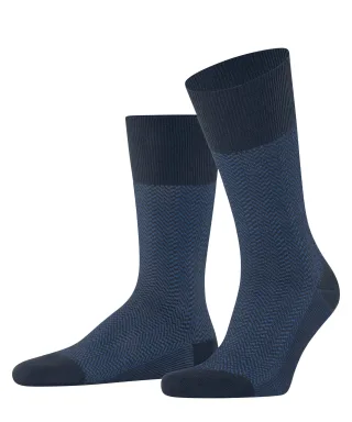 FALKE - FALKE Airport Herringstripe Herren space blue - Gr. - 40.5
