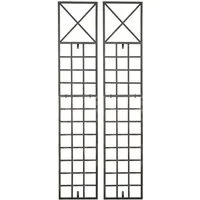 CLP Rankgitter Trigo Set, 2 St., 2er, aus Eisen zur Wandbefestigung
