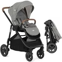 Joie Kinder-Buggy Versatrax - Pebble, Sportwagen bis 22 kg mit Liegefunktion & Regenschutz höhenverstellbar