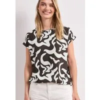 STREET ONE Hemdbluse mit allover Print