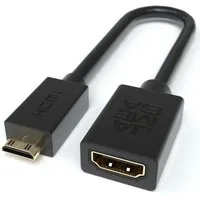 JAMEGA Mini HDMI Adapter Kabel, HDMI Buchse zu Mini HDMI Stecker 4K UHD HDMI-Adapter