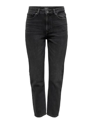 ONLY - ONLEMILY HW STRAIGHT ANK DNM NAS997 NOOS Black Denim - Gr. - 32