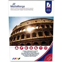 Mediarange Fotopapier 50 Mediarange Blatt Fotopapier DIN A4 matt beidseitig dual 200 g/m²