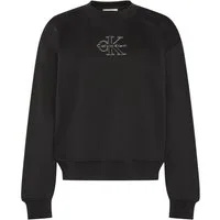 Calvin Klein Jeans Sweatshirt FOIL CREW SWEATSHIRT Regular fit mit Rundhalsausschnitt
