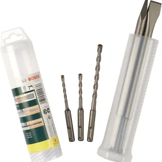 Bosch Meißel- und Hammerbohrer-Set mit SDS plus, 5-teilig, 5 - 8 - 2607019455