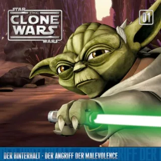 01: Der Hinterhalt/ Der Angriff der Malevolence [Audio CD] The Clone Wars