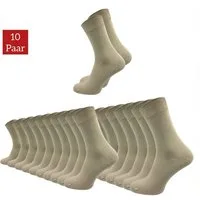 NERS Socken 10 Paar für Damen & Herren aus %100 Baumwolle - ohne Naht - ohne Gummi (10-Paar, 10 Paar) für Business und Freizeit. Socken mit venenfreundlichem Komfortbund