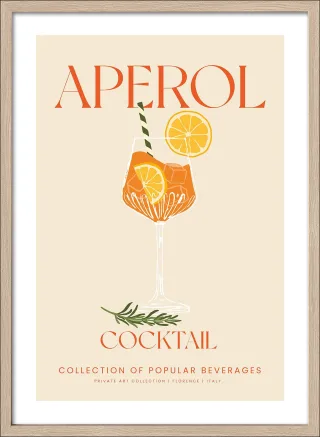 Gerahmtes Bild APEROL COCKTAIL