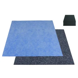 Schedel MULTISTAR SiLENCIO Schallschutz-Set SIL9090S 90x90cm, für Stahl-Duschwanne, 4 Bitumenmatten