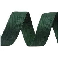 maDDma Webband 5m Köperband Baumwoll-Band 20mm Einfassband Kantenband Dekoband, dunkelgrün