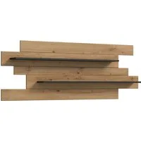 Home affaire Wandboard REHAT, Breite 180 cm, inkl. 2 Ablageböden, 1-tlg., Wandregal, Wandpaneel, Regal, Paneel, Ablageboard