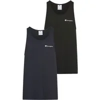Champion Tanktop (Packung, 2-tlg) im 2er-Pack, mit Rundhalsausschnitt, sportlicher Stil, aus Baumwolle