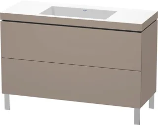 Duravit L-Cube c-bonded Set bodenstehend Basalt Matt 1200x480x698 mm - LC6939N4343 LC6939N4343