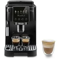 De'Longhi Kaffeevollautomat Magnifica Start Pop ECAM220.51.B - 5 Rezepte, Milchschaumdüse, schwarz, Intuitives Touch Bedienfeld, Iced Americano, einstellbares Aroma