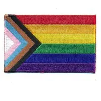 hegibaer Aufnäher 30 x 20 mm Regenbogen Aufnäher Aufbügler rainbow pride flag 1210 Mini, (1-tlg), Gute Qualität