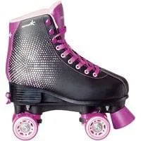 Rollschuh Disco Gr. 35-38, Rollschuhe lila/schwarz