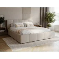 Compleo Polsterbett Wolkenbett modern und elegant, Designerbett LARAS (TOPSELLER Stauraumbett MADE IN EU), mit Bettkasten und Lattenrost
