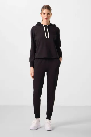 Übergrößen Kapuzenpullover- und Hose-Set