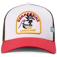 Coastal Trucker Cap Coastal HFT Summertime Trucker Cap White/Red (Basecap, Basecap, Trucker Kappe, Meshcap)