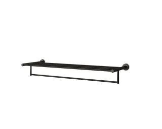 JEE-O Slimline Handtuchablage, schwarz strukturiert, 801-0073 801-0073