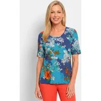 GOLDNER T-Shirt Shirt aus softer Baumwollmischung
