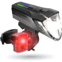 bergsteiger Fahrradbeleuchtung Licht LED Set, Lampenset, Fahrradbeleuchtung, Original Fahrrad-Zubehör