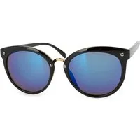 styleBREAKER Sonnenbrille Cat Eye Sonnenbrille Material-Mix-Rahmen (1-St)