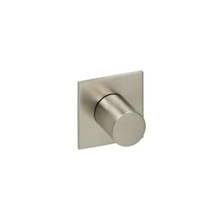 Herzbach xl ix Vario farbset eckig griff rund chrom, Edelstahl matt gebürstet, 11.958750.2.09 11.958750.2.09