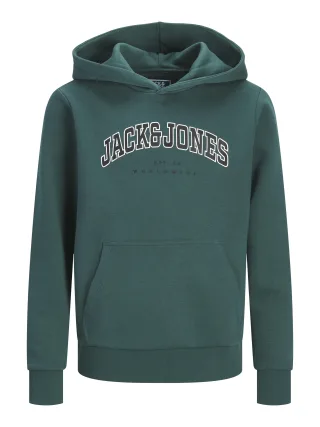 JACK&JONES - JJECALEB VARSITY SWEAT HOOD NOOS JNR - Gr. - 128