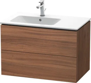 Duravit L-Cube Waschtischunterbau wandhängend Nussbaum Matt 820x481x550 mm - LC629107979 LC629107979