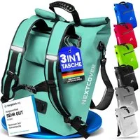 Nextcover Fahrradtasche TPU Fahrradtasche NEU 3in1 Fahrradtasche für Gepäckträger -wasserdicht