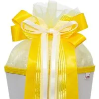 Roth Schultüte Schleife "Hello Yellow", Gelb, 50 x 23 cm, für Zuckertüte oder Geschenke