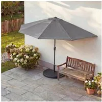 MCW Balkonschirm Lorca-300, LxB: 285x135 cm, Optional mit Schirmständer, witterungsfest Platzsparend faltbar