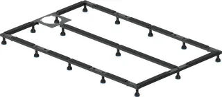 Duravit Stonetto Fußgestell Anthrazit Matt 1200x1000x80 mm - 791107000000000 791107000000000