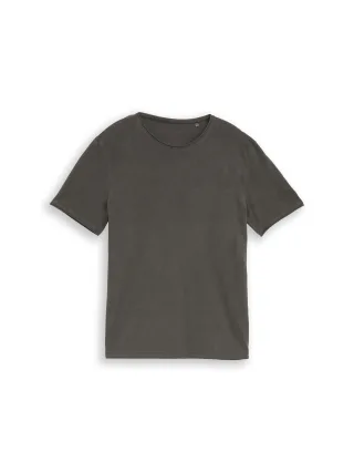 Denim Tom Tailor - T-Shirt im Used-Look black - Gr. - XL