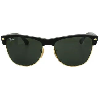 Ray-Ban Oval Unisex Demi Shiny Schwarz Grün Sonnenbrille