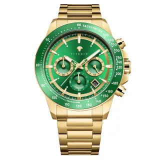 Titanio Uhr Tiberius Gold