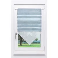 LYSEL® Scheibengardine Scheibenhänger Streifenglanz (1 St), transparent, HxB 90x60cm