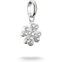 THOMAS SABO Charm-Einhänger Charm Glücksklee Pavé - Connect, mit Zirkonia (synth)